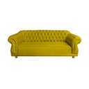 Ver imagem 1 de Sofá Elisabeth Luxo Chesterfield 2 Lugares Amarelo Gema