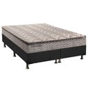 Ver imagem 1 de Cama Box Queen: Colchão Molas Ensacadas Paropas MasterPocket Esplêndido + Base CRC Suede Gray(