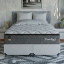 Ver imagem 6 de Cama Box Queen + Colchão Comfort Class Pillow Top 158x198cm Cinza/suede Branco