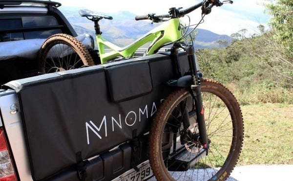 Transbike Truckpad Suporte Protetor Tampa Traseira Pequeno + Meia Esportiva Top Racing Nomad Cor:Cla - 5
