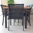 Ver imagem 2 de Jogo de Mesa Jardim com 10 Cadeiras Alumínio Sala de Jantar