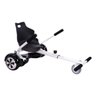 Kart Super Hoverkart Carrinho Skate Hoverboard Reforçado Branco - 2