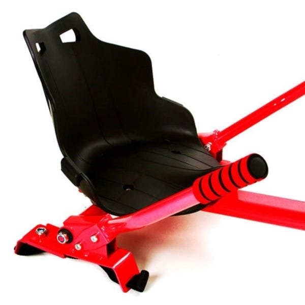 Hoverkart Carrinho Scooter Skate Vermelho Para Hoverboard Universal Com Regulagem Modelos 6,5, 8,10 - 2