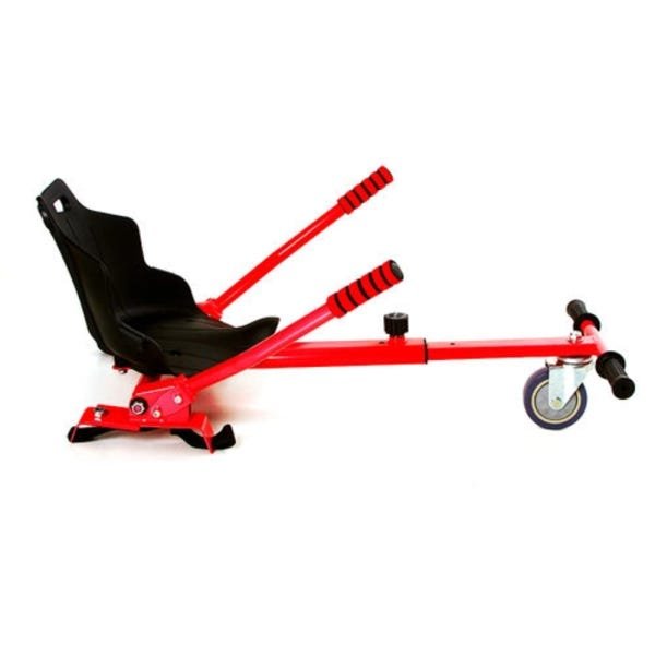 Hoverkart Carrinho Scooter Skate Vermelho Para Hoverboard Universal Com Regulagem Modelos 6,5, 8,10 - 5