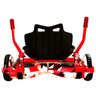 Hoverkart Carrinho Scooter Skate Vermelho Para Hoverboard Universal Com Regulagem Modelos 6,5, 8,10 - 4
