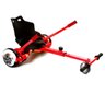 Hoverkart Carrinho Scooter Skate Vermelho Para Hoverboard Universal Com Regulagem Modelos 6,5, 8,10 - 1