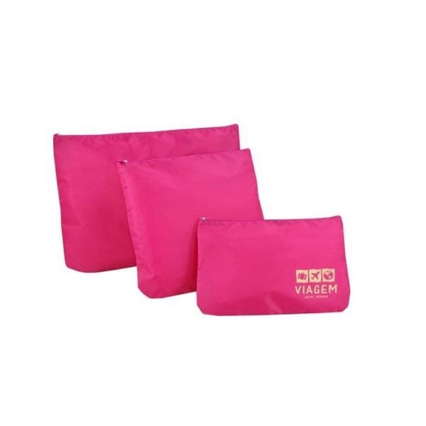 Organizador De Malas 6 Peças Para Viagem Jacki Design - Pink - 3