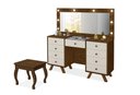 Ver imagem 2 de Penteadeira Camarim Mila Malbec / Off White