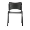 Cadeiras Prisma Iso Fixa Desmontável Empilhavel Frisocar - Recepção - Sala de Espera - Cor Preta - 1