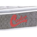 Ver imagem 2 de Cama Box Queen: Colchão Molas Castor Pocket Light Stress Oxygen New One Face + Base CRC Suede Cinza