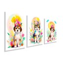 Ver imagem 1 de Kit Quadros Decorativos Infantil Animais Abstrato Kit132