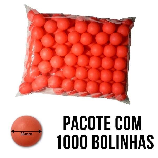 Bolas / Bolinhas De Ping Pong Vermelha Pacote 1000 Unidade - 3