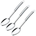 Ver imagem 1 de Kit 3 Colheres de Servir 32,5cm Inox Top Pratic Brinox Restaurante Cozinha Buffet