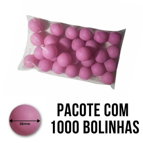 Pacote com 1000 bolas coloridas bola de tênis de mesa de plástico
