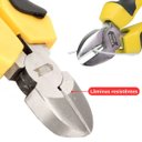 Ver imagem 4 de Alicate de Corte 6" Diagonal Profissional Cabo Emborrachado | Fertak