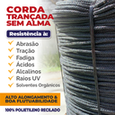 Ver imagem 3 de Corda Trançada Pe Virgem S/alma C/aprox. 520 Metros - Preto 3mm