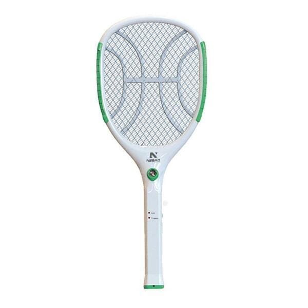 Raquete Mata Mosquito Recarregável Lanterna Inmetro Nsbao - 1