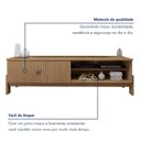 Ver imagem 7 de Rack para Sala de Estar 2 Portas Ouro Preto - Cinamomo