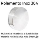 Ver imagem 5 de Prato Giratório Vidro Temperado com Base Inox Luxo 45cm x 8mm