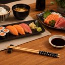 Ver imagem 4 de Kit 8 Pares Hashis 24cm Bambu Sunflower Preto Lyor Comida Japonesa