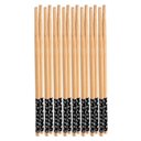Ver imagem 1 de Kit 8 Pares Hashis 24cm Bambu Sunflower Preto Lyor Comida Japonesa