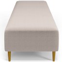 Ver imagem 6 de Kit 02 Puffs Decorativo Sala de Estar Bali W01 Pés Palito 170x60cm Bouclê Creme - Lyam Decor