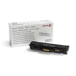 Toner Original Preto Xerox Phaser 3052 e 3260 / Workcentre 3215 e 3225