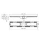 Ralo Linear Inox Invisível 70x8cm Oculto Linha Versata - 6