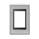 Ver imagem 1 de Placa Refinatto Concept 4x2 3módulos Aço Esc/preto-weg