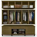 Ver imagem 3 de Guarda-Roupa Casal Grande Triplex Diamante Fabri Móveis Imbuia