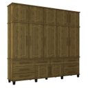 Ver imagem 4 de Guarda-Roupa Casal Grande Triplex Diamante Fabri Móveis Imbuia