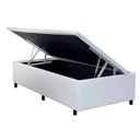 Ver imagem 1 de Cama Box Baú Solteiro Universal Courano White (88x188x35) - Costa Rica