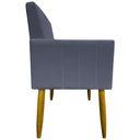 Ver mais imagens de Kit 6 Poltronas Decorativas Mari - Cinza Suede