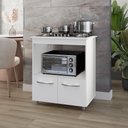 Ver imagem 2 de Balcão para Cooktop 4 Bocas 2 Portas Armário de Cozinha Elisa - Ssx Multicoisas