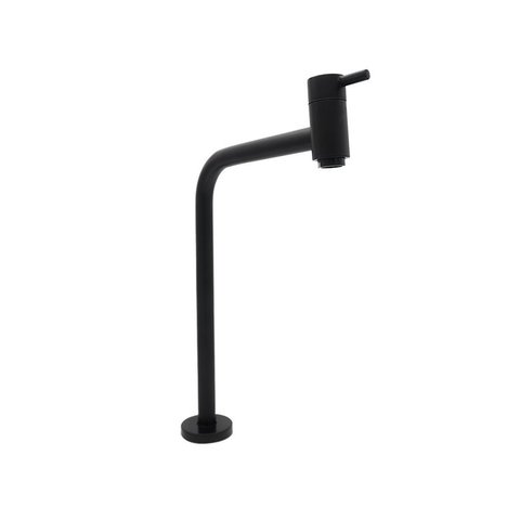Torneira Pia Banheiro Mesa Bica Reta Preto Fosco 1/4v Luxo