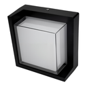 Ver imagem 1 de Arandela Mini Iglu Preta Quadrada 8w 3000k Ip65 Opus
