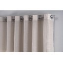 Ver imagem 2 de Cortina Linho de Gaze Bege 280x200cm Sala Quarto Janela Fastlar Cortina para Varão