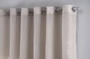 Ver imagem 2 de Cortina Linho de Gaze Bege 280x200cm Sala Quarto Janela Fastlar Cortina para Varão