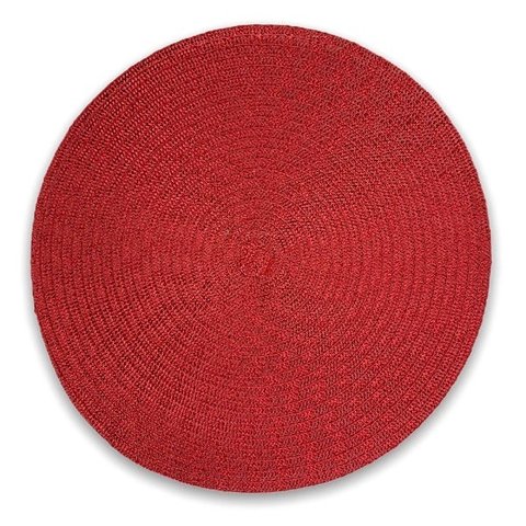 Kit 3 Pçs Jogo Americano Supla Sousplat Mesa Jantar Refeição Sob Prato Talheres Cozinha Vermelho