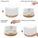 Ver imagem 6 de Difusor Aromas, Umidificador Ar Ultra-sônico 500ml, Difusor