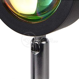 Mini Ring Light Sunset Projetor Lâmpada Usb Vermelho - 4