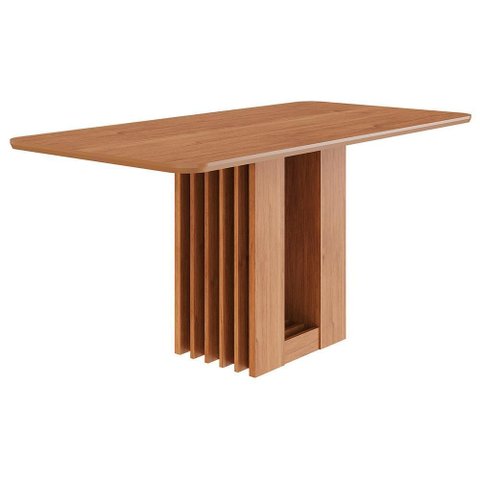 Mesa de Jantar Retangular Ariela 160x80 Cinamomo com Tampo em Mdf - Cimol Móveis