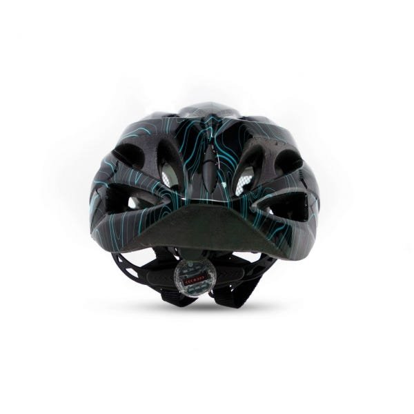 CAPACETE MTB RAPTOR III (3) LED - Preto/Azul - M (54-58 cm) - 4