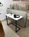 Ver imagem 3 de Mesa de Apoio Sofa Sala Canto Luxo Branca