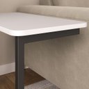 Ver imagem 3 de Mesa de Apoio Sofa Sala Canto Luxo Branca