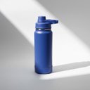 Ver imagem 1 de Garrafa Térmica Tr-004 Aço Inox 1000ml com Protetor de Silicone:Azul Marinho