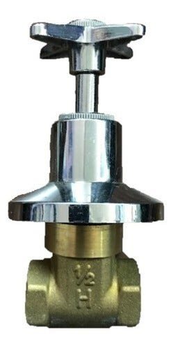 Kit 8 Registro de Gaveta 1/2" C-23 Rive Higiban - Cromado - Cromado - 2