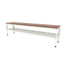 Banco de Vestiário de Aço com Assento em Madeira - Nk 1605 Nilko - 1