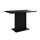 Ver imagem 5 de Mesa Jantar Londres Tampo Preto 120cm 4 Cadeiras Ferro Preto Estofado Verde