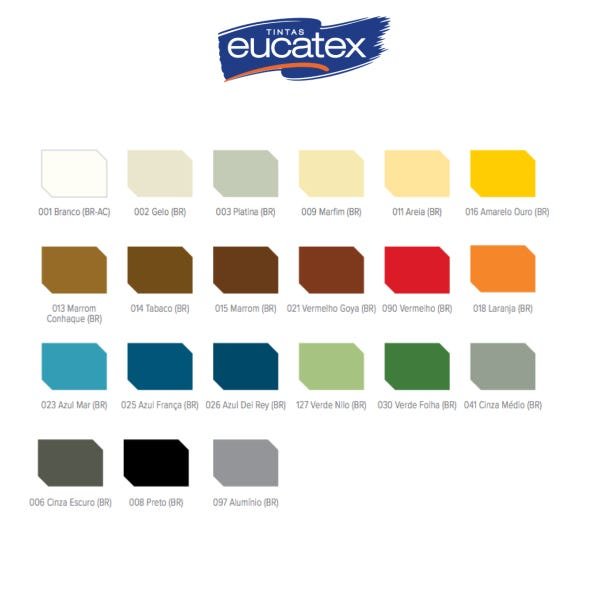 Tinta Esmalte Brilhante Eucatex Peg e Pinte 3,6L (Cores) - Preto - 2